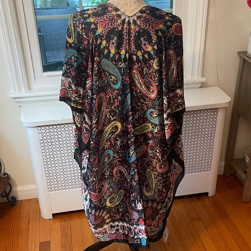 1213. Jessica McClintock Women's Kimono/Bathing Suit Cover Up.